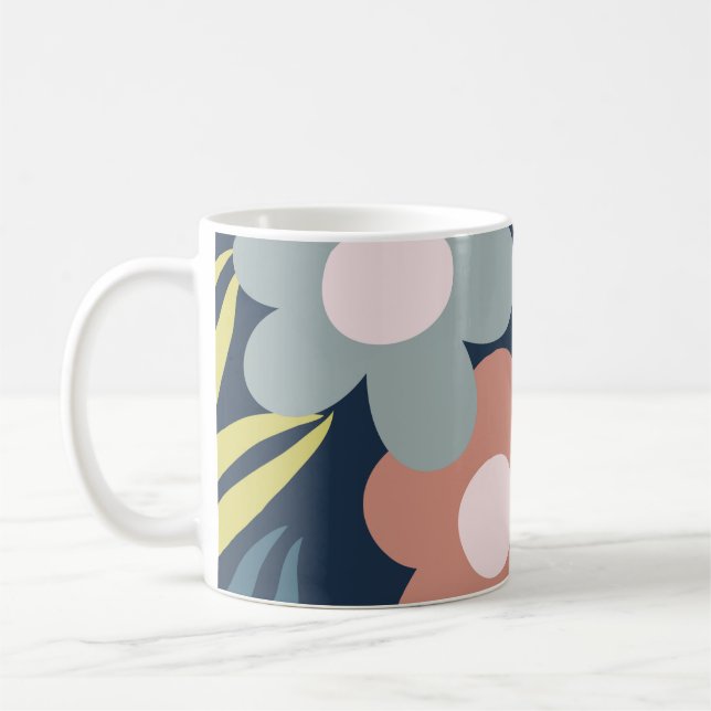Vår blommor kaffemugg (Vänster)