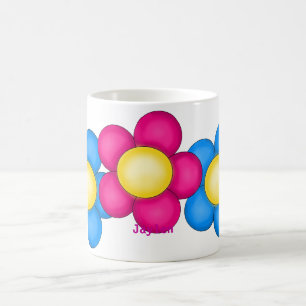 Vår blommor kaffemugg