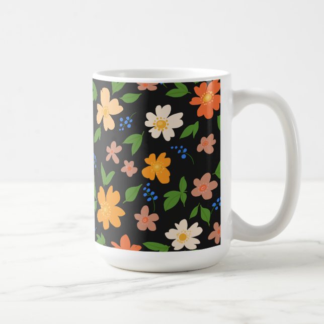 Vår blommor kaffemugg (Höger)