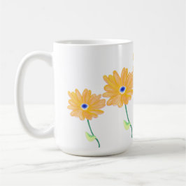 Vår blommor kaffemugg