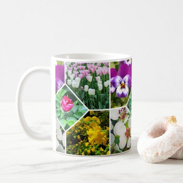 Vår blommor kaffemugg (Med munk)