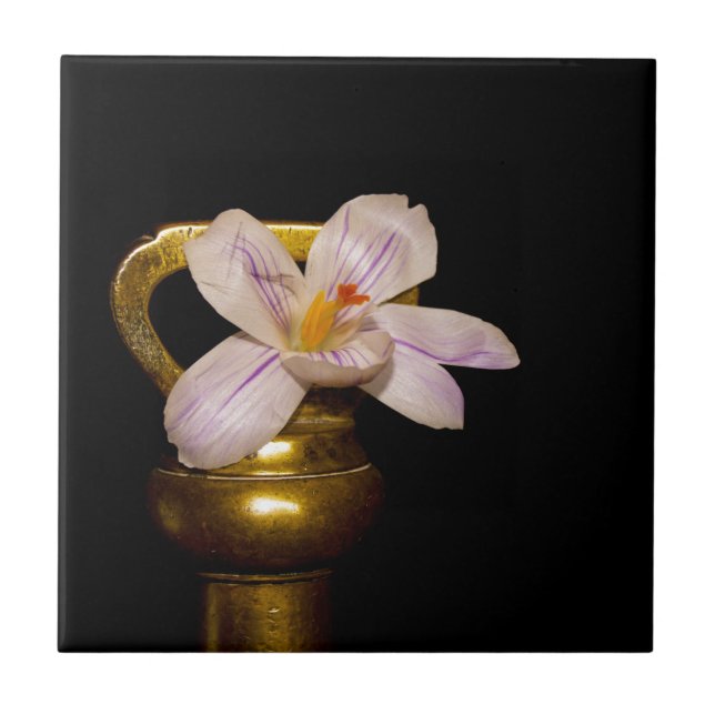 Vår blommor kakelplatta (Framsidan)