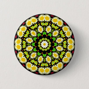 Vår blommor Kaleidoscope 09 Knapp