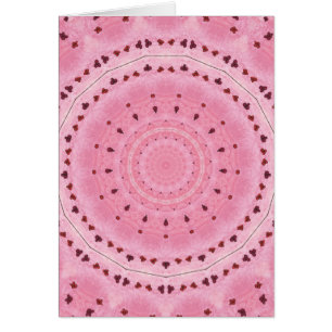 Vår blommor Kaleidoscope-gratulationskort Hälsningskort