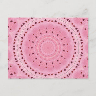 Vår blommor Kaleidoscope-gratulationskort Vykort