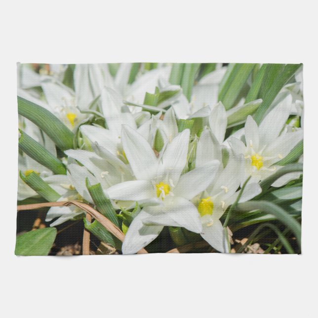 Vår blommor kökshandduk (Horisontell)