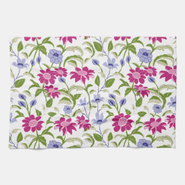 Vår blommor kökshandduk