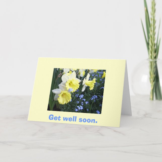 Vår blommor kort (Framsida)