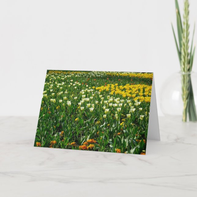 Vår blommor kort (Framsida)