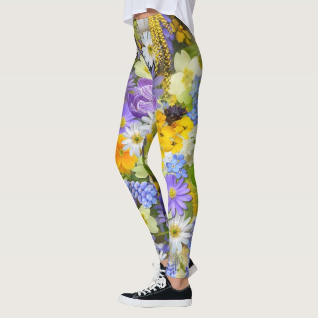 Vår blommor leggings (Vänster)