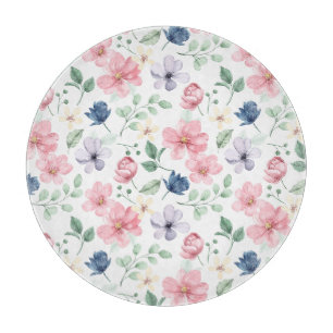 VÅR BLOMMOR & LÖV MÖNSTER