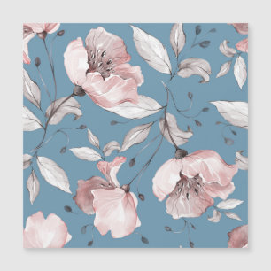 Vår blommor, löv, sömlös design