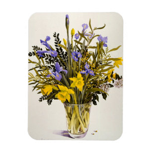 Vår blommor magnet