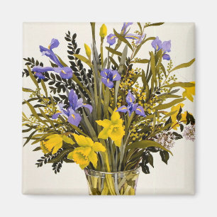 Vår blommor magnet