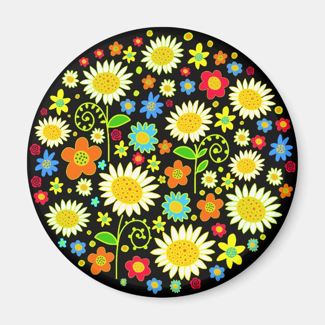 Vår blommor magnet (Framsidan)