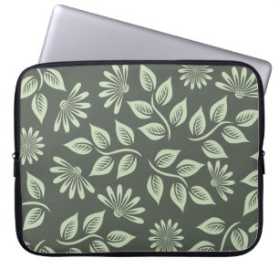 Vår blommor Mönster Laptop Fodral