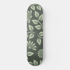 Vår blommor Mönster Mini Skateboard Bräda 18,5 Cm