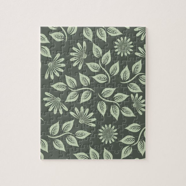 Vår blommor Mönster Pussel (Vertikal)