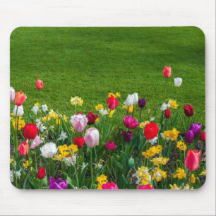 Vår blommor musmatta
