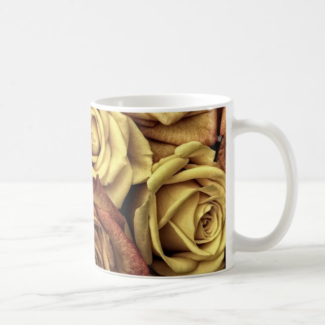 ## Vår blommor: Naturlig konstnärlig målning än Kaffemugg (Höger)
