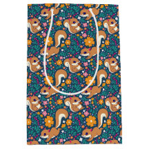 Vår blommor och ekorrar