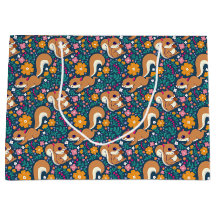 Vår blommor och ekorrar