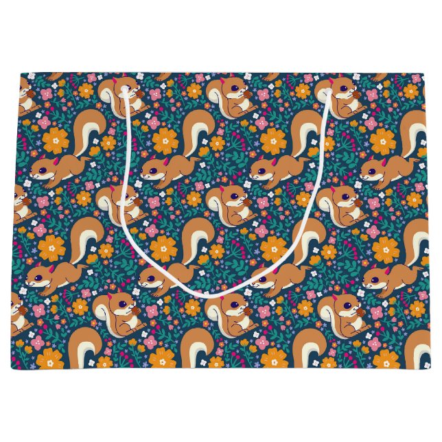 Vår blommor och ekorrar (Framsidan)