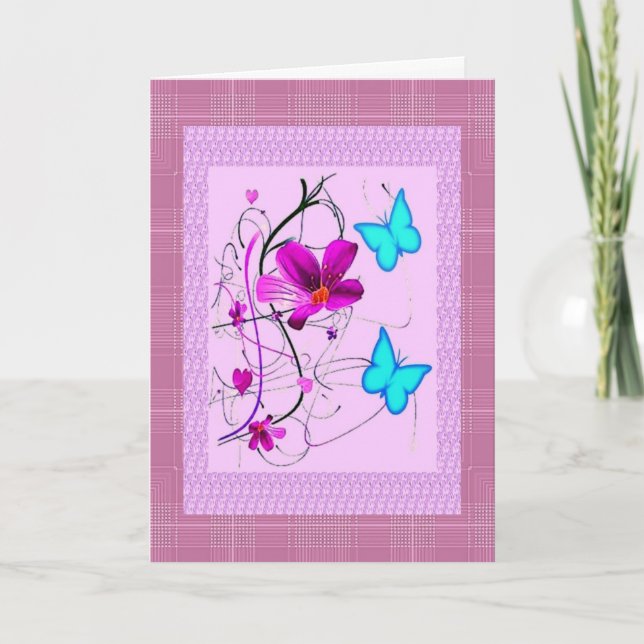 Vår blommor - Påsk-kort Helgkort (Framsida)