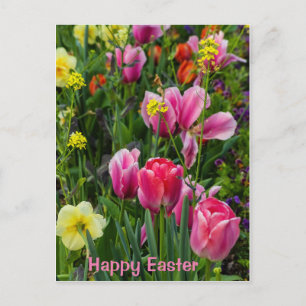 Vår blommor Påsk vykort