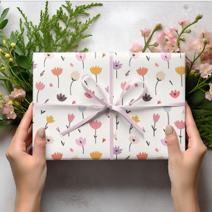 Vår blommor Pastel Påsk Presentpapper