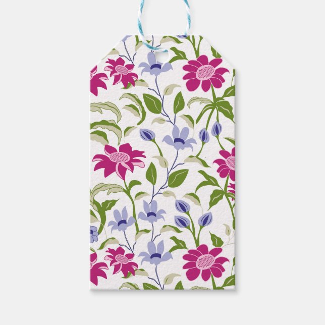 Vår blommor presentetikett (Framsidan)