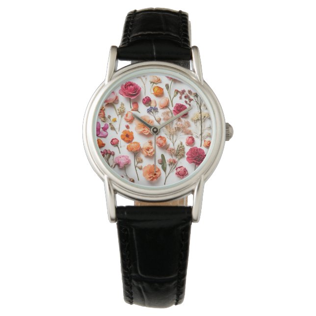 Vår blommor-samling armbandsur (Framsida)