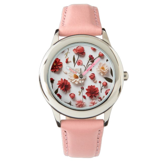 Vår blommor-samling armbandsur (Framsida)