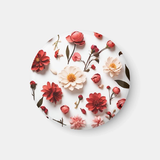 Vår blommor-samling magnet (Framsidan)