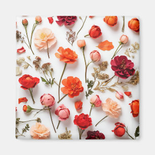 Vår blommor-samling magnet