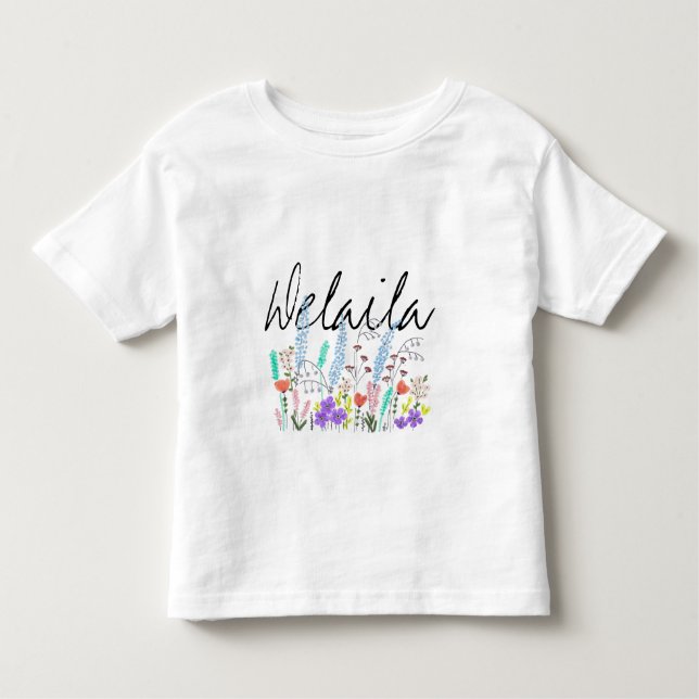 Vår blommor småbarn Tshirt T Shirt (Framsida)