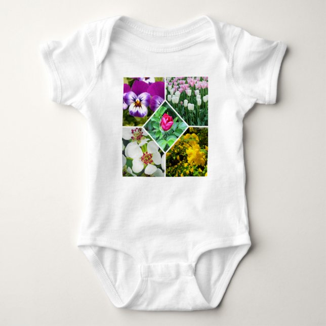 Vår blommor t shirt (Framsida)