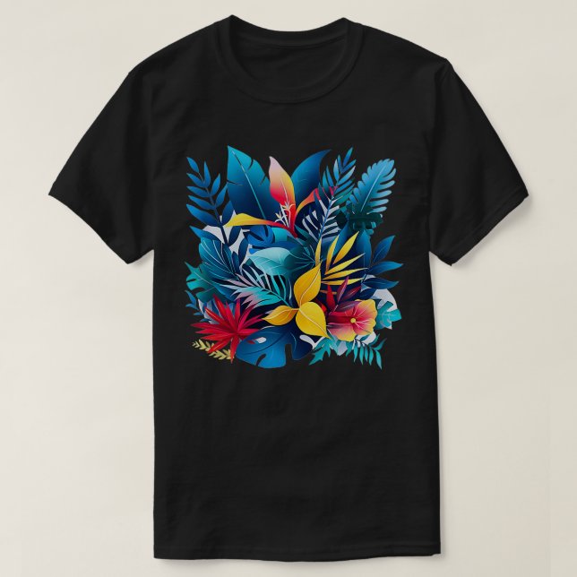 Vår blommor t shirt (Design framsida)