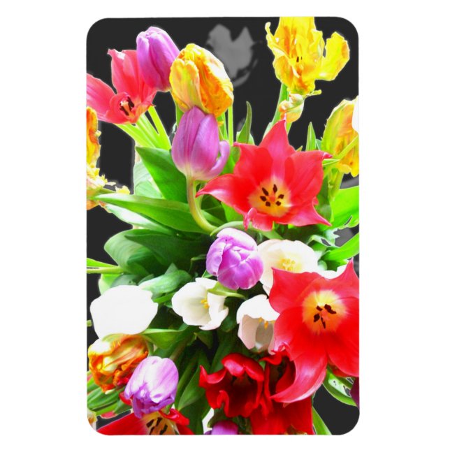 Vår blommor Tulips Magnet (Vertikal)