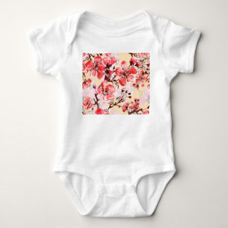 VÅR BLOMMOR U MÖNSTER T SHIRT