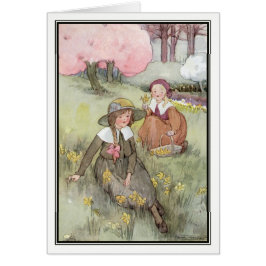 Vår blommor vid den Anne andersson Hälsningskort