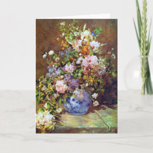 Vår blommor vid Renoir Kort