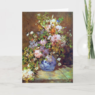 Vår blommor vid Renoir Kort