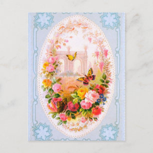 Vår blommor Vintage vykort