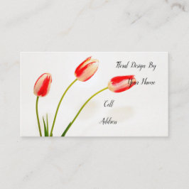 Vår blommor visitkort