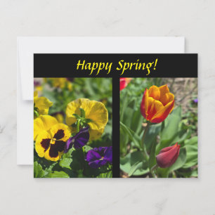 Vår blommor vykort