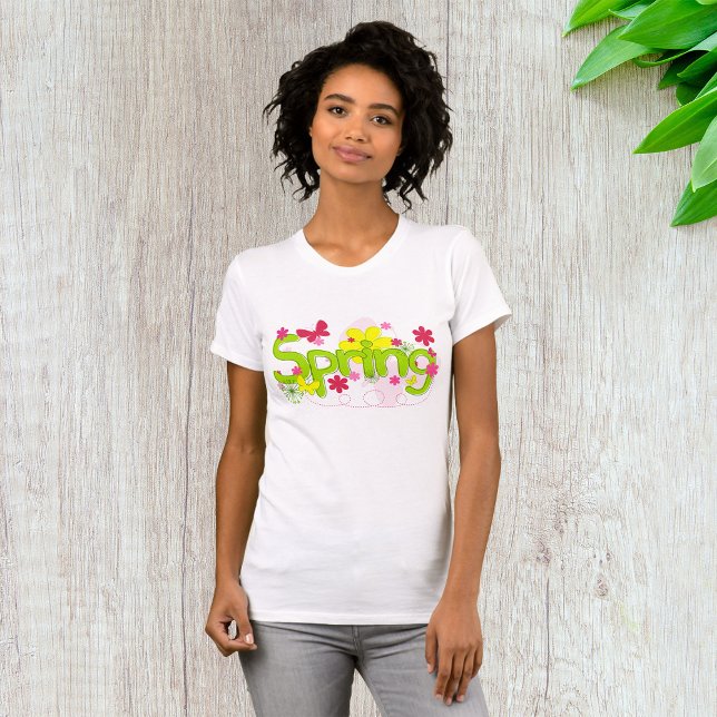 Vår blommor Womens T-Shirt (Skapare uppladdad)