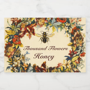 VÅR BLOMMORHONUNGBI, BEEKEEPER MAT ETIKETTER