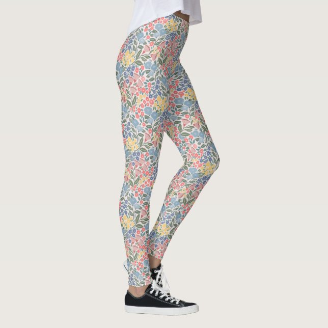Vår blomsterleggings leggings (Höger)