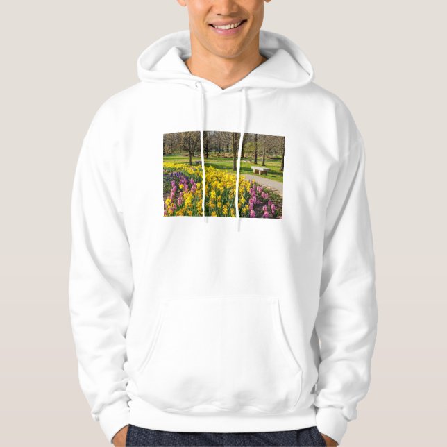 Vår Blomsterträdgård Hoodie (Framsida)